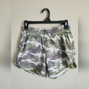 Avia Camo Striped Active Wear Shorts Womens Size XS 0-2 Waist Lined